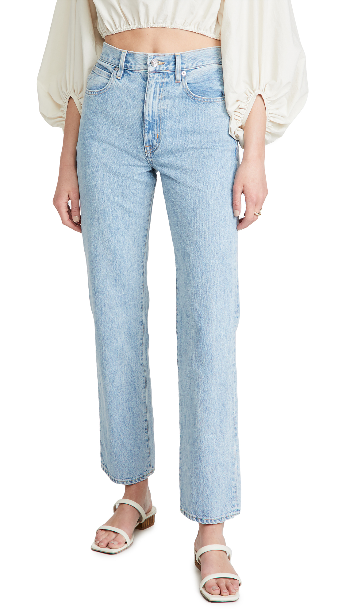 London High Rise Straight Jeans