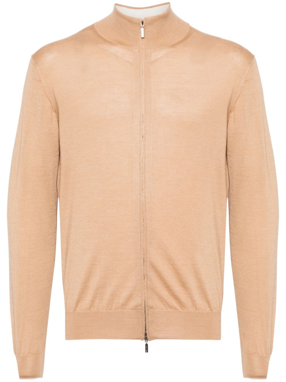 Cashmere-silk blend cardigan - Neutrals