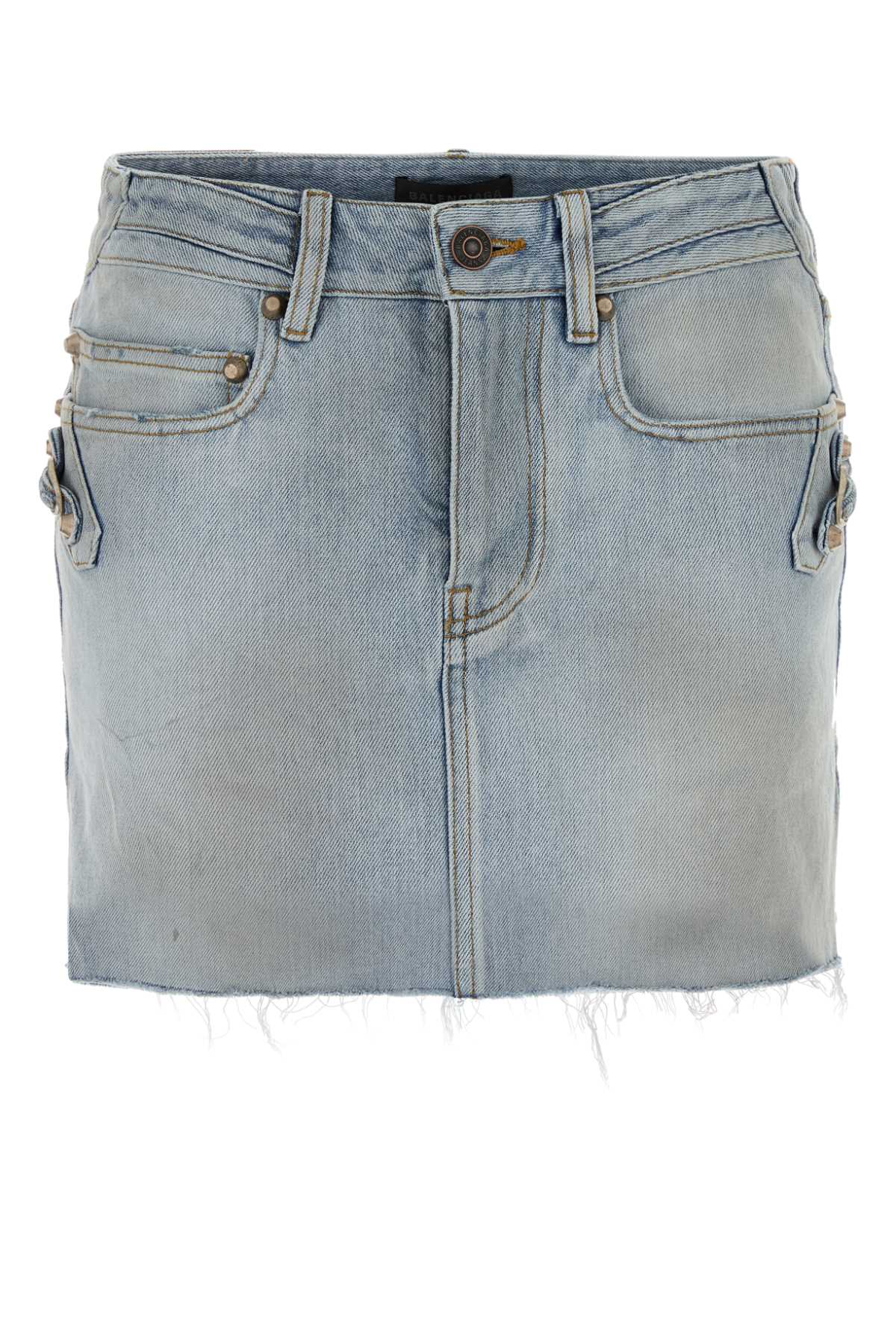 City Mini Skirt — Blue