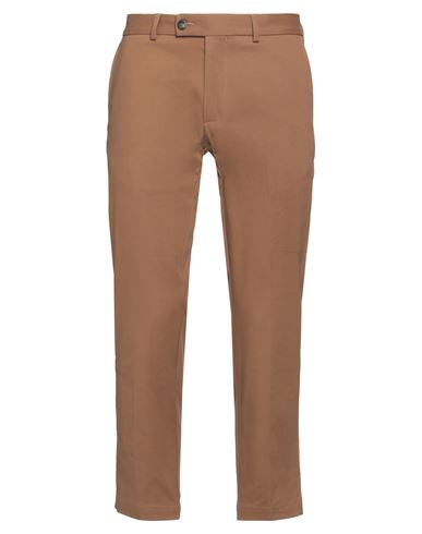 Patrizio Piscaglia Man Pants Camel Size 38 Cotton, Elastane