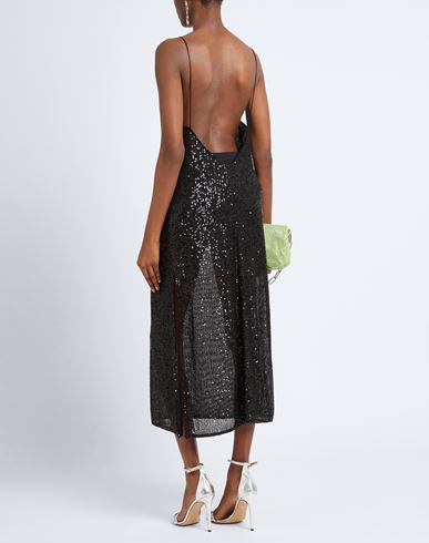The Nina Studio Woman Midi dress Black Size M Polyester