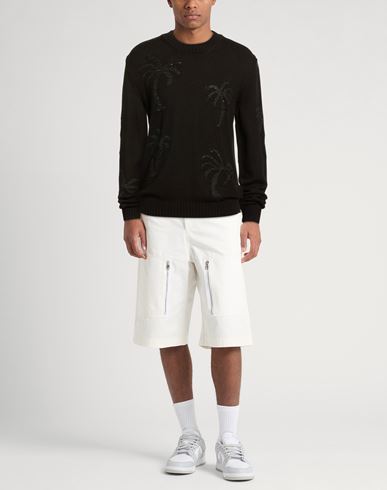 Man Sweater Black Size 36 Cotton, Polyester