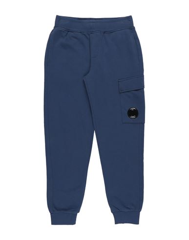 C. p. Company Undersixteen Kid Boy Pants Midnight blue Size 10 Cotton, Elastane
