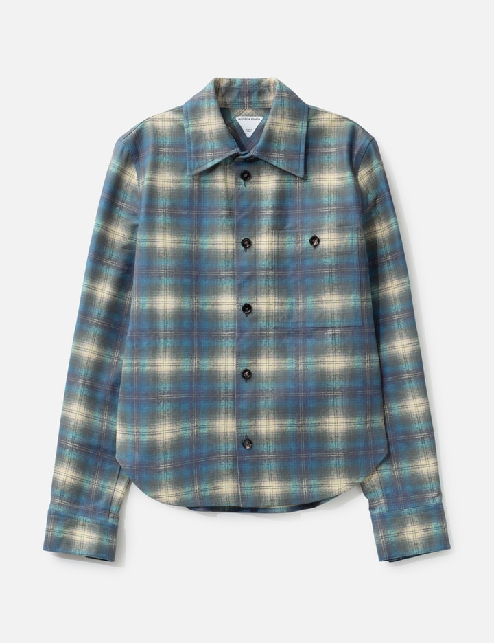 Checked Leather Shirt
