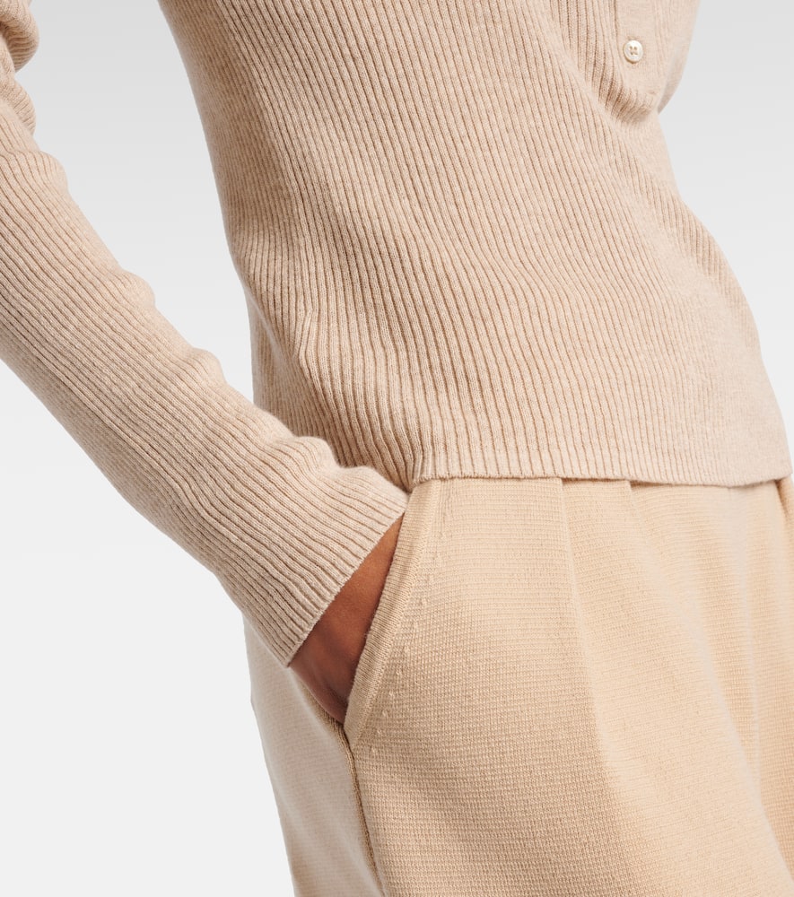 Macaw cotton and cashmere Henley shirt
