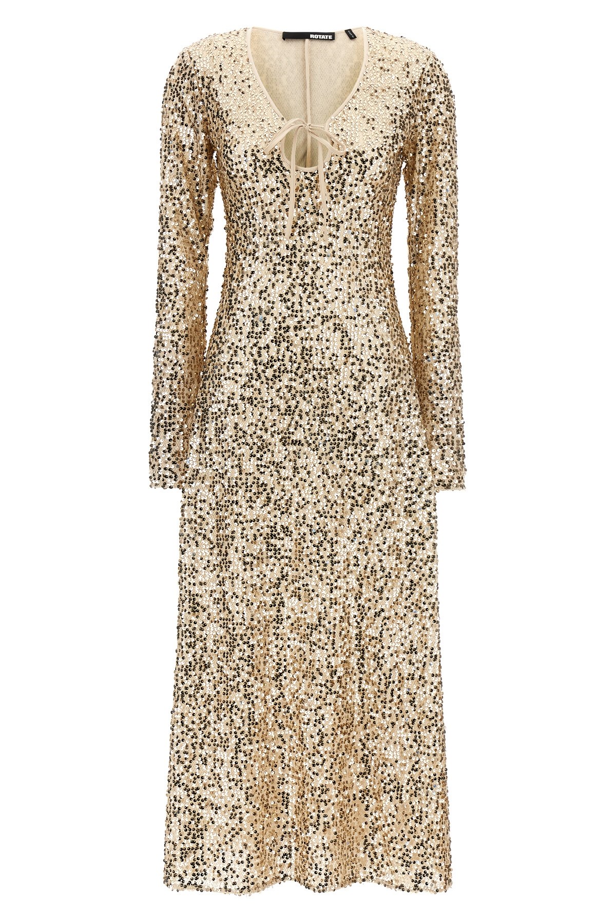 'Net Sequins Midi' Dress