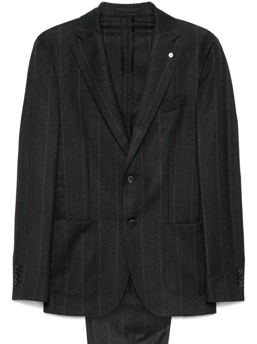 Pinstriped suit - Grey