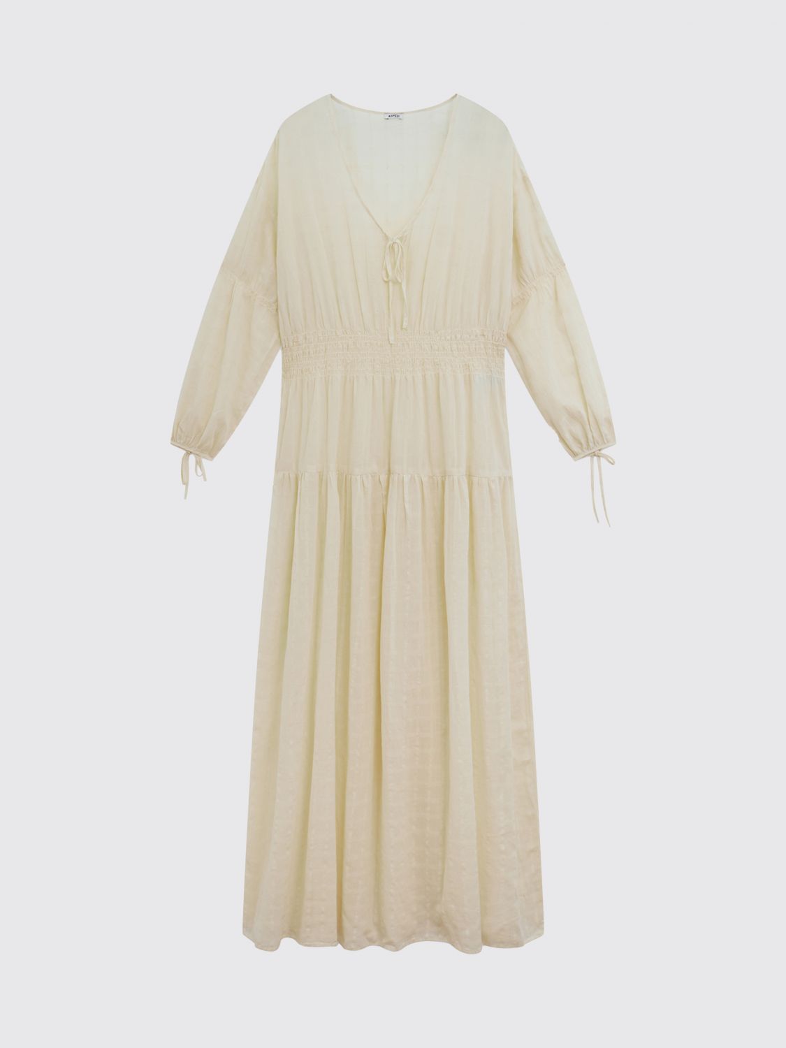 Dress Woman color Yellow Cream