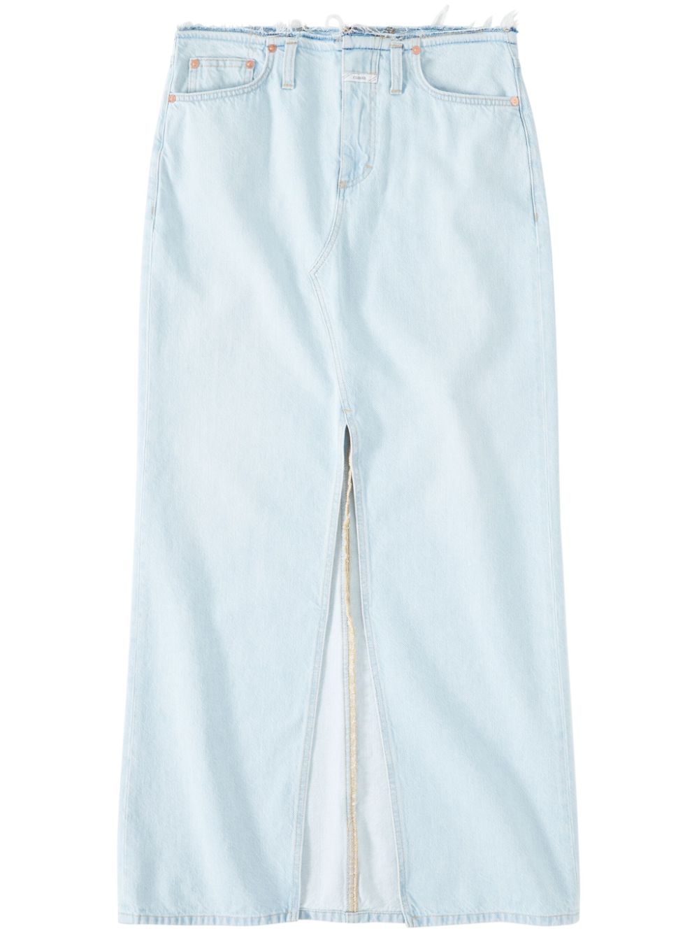 -Gonna A Colonna In Denim-Donna