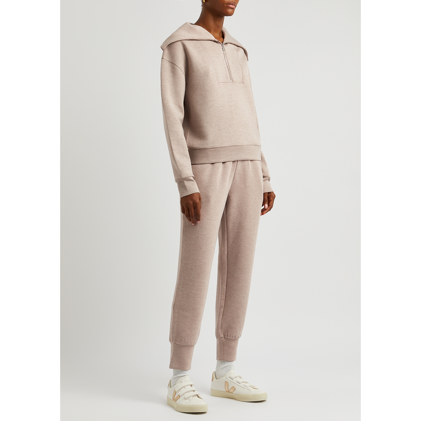 Yates Half-zip Stretch-jersey Sweatshirt