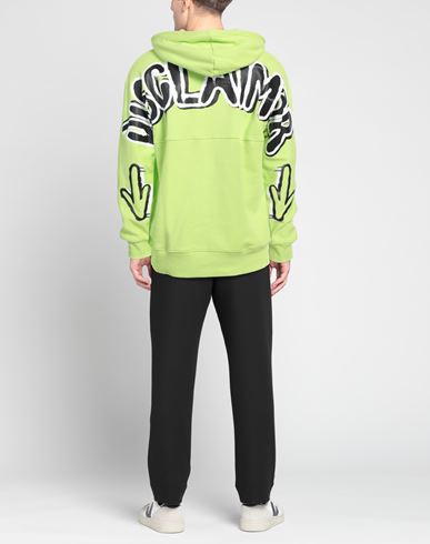 Man Sweatshirt Lime green Size M Cotton