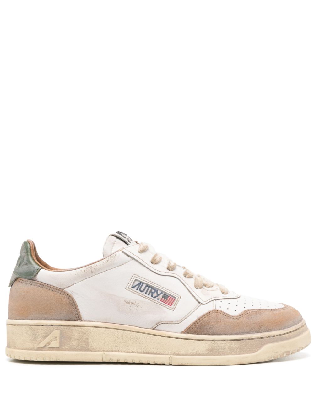 Medalist leather sneakers - White