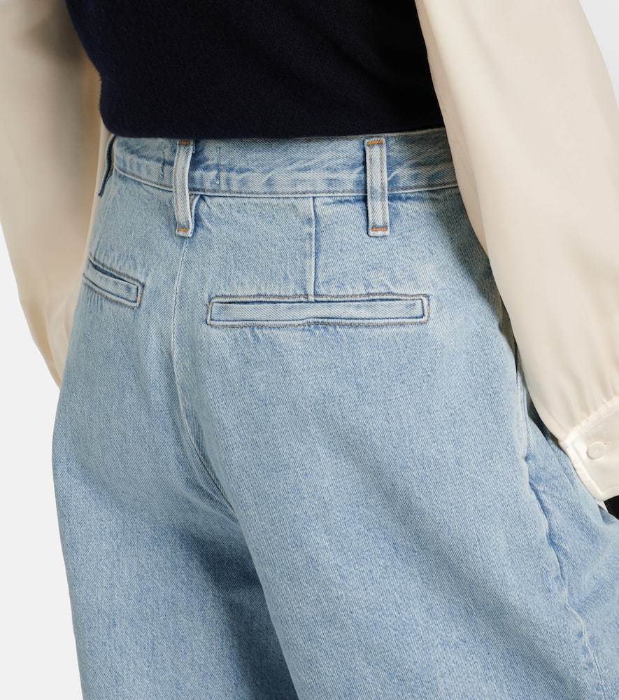 Denim maxi skirt