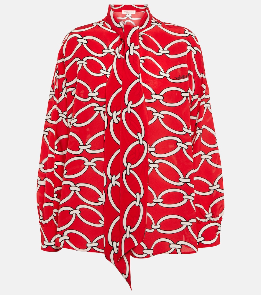 Chain 1967 silk blouse