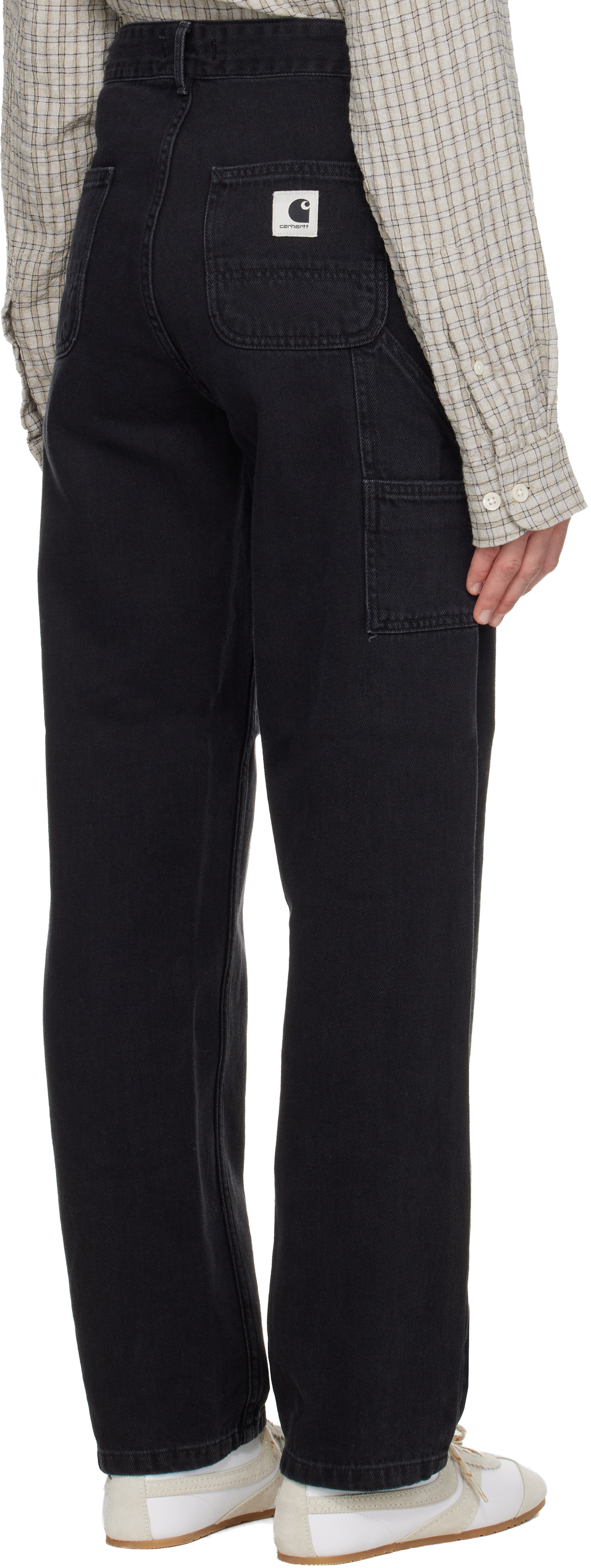 Black Pierce Straight Jeans