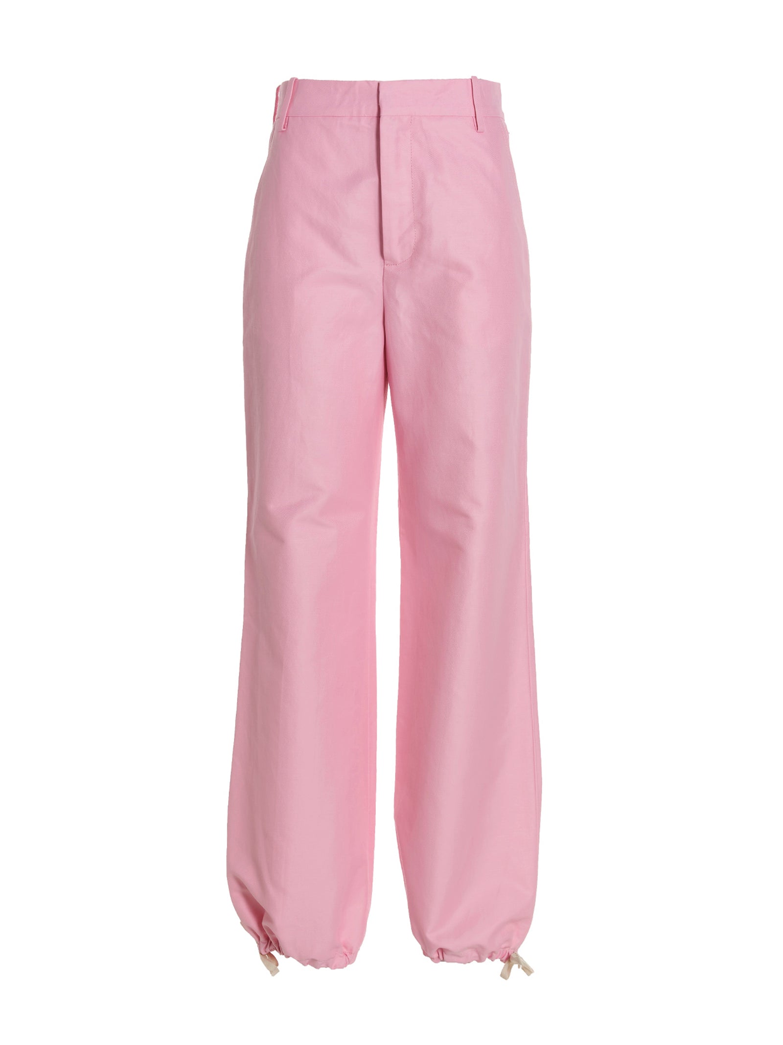 Adjustable Drawstring Trousers — Pink