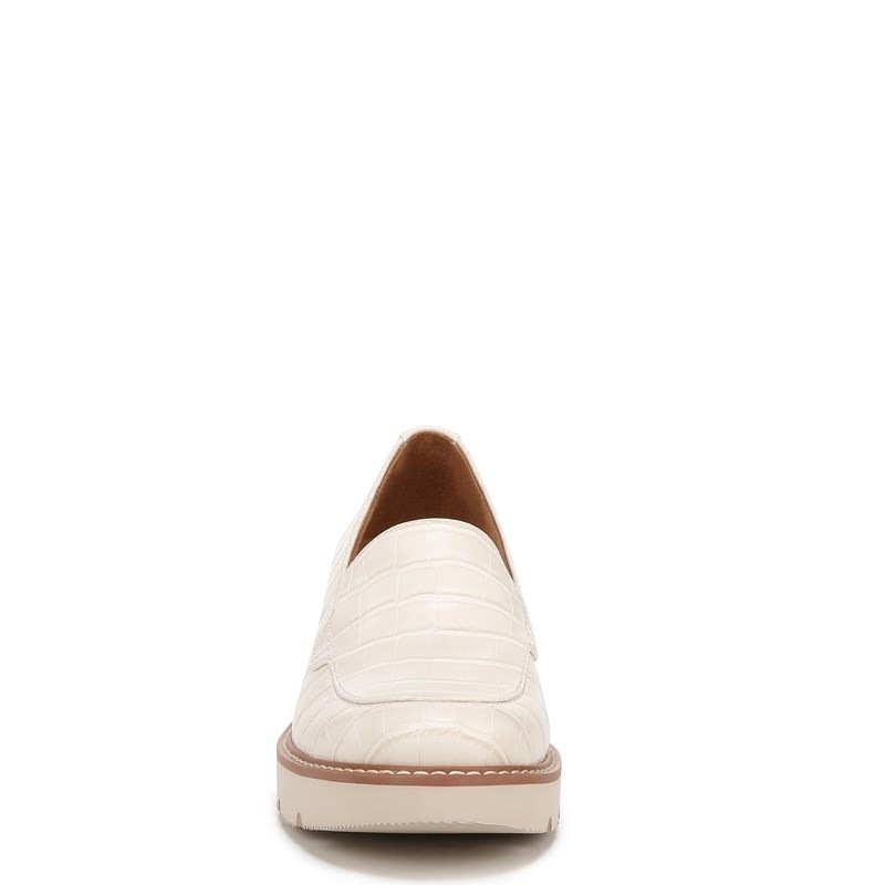 Women's Cabaret Slip On Loafers (Porcelain Croco Faux Leather)