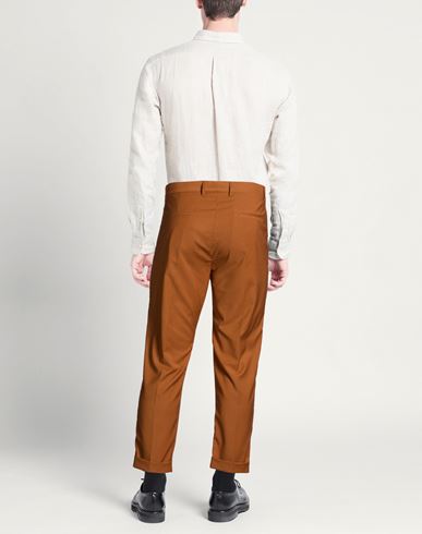 Man Pants Camel Size 30 Polyester, Viscose, Elastane