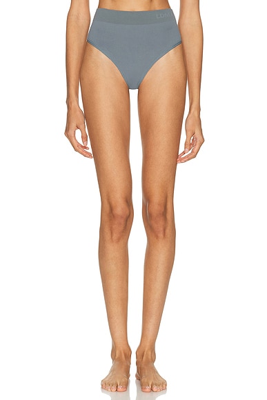 LDMA High Sculpt Thong in Slate - Grey. L also in XS