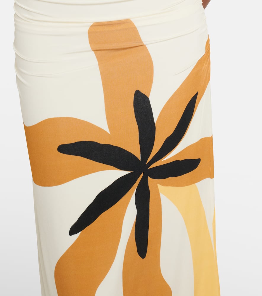 Kim floral jersey maxi dress