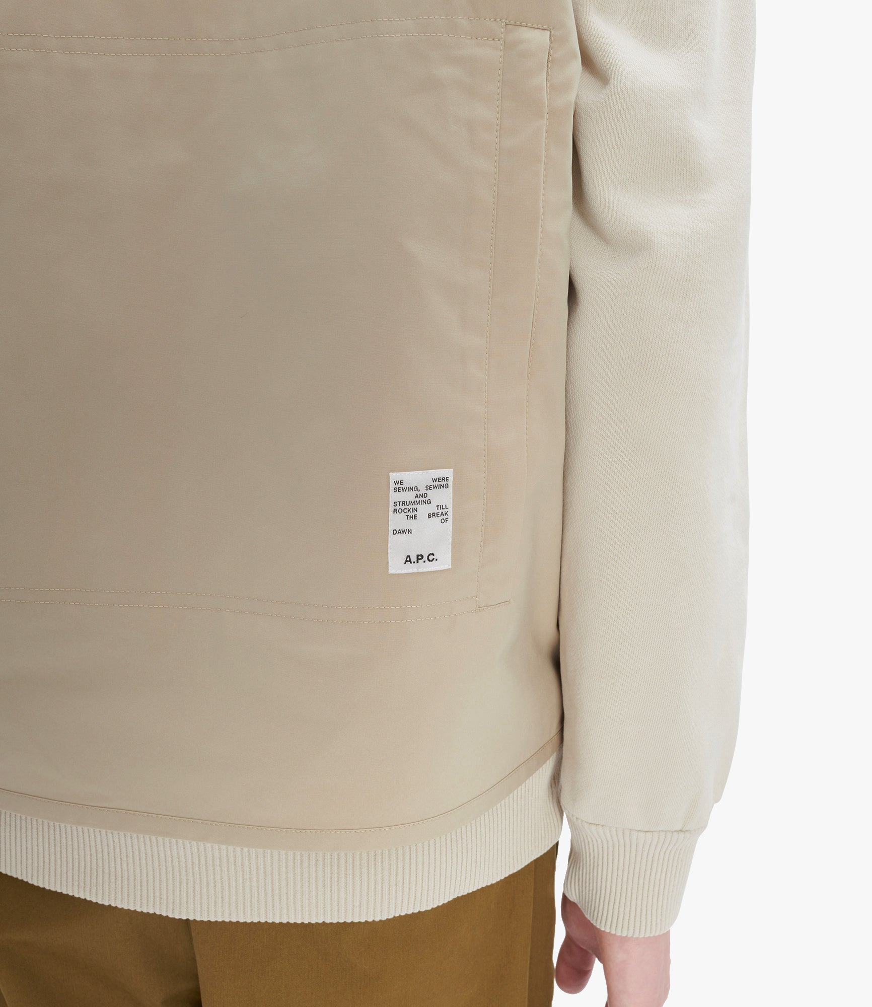 Alban sleeveless jacket Beige