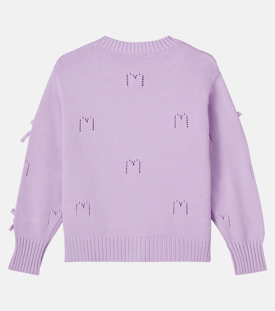 Bow-detail cardigan