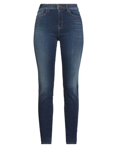 Woman Jeans Blue Size 30 Cotton, Lyocell, Elastomultiester, Elastane