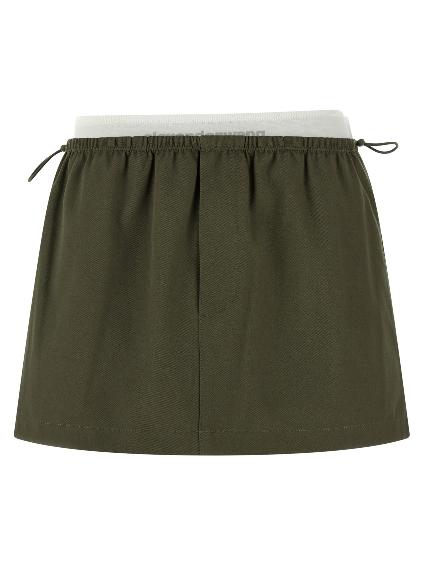 Double Layer Waist Skirt