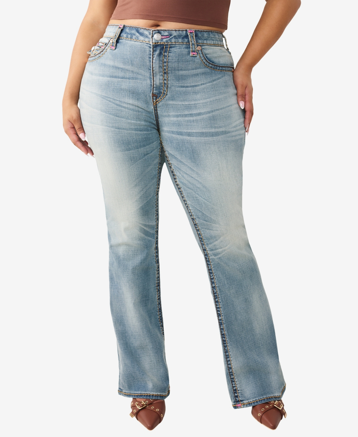 Plus Size Becca Mid-Rise Bootcut Jeans - Midnight Roller