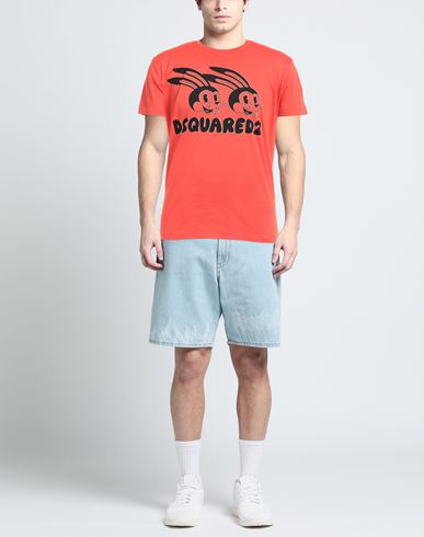Man T-shirt Tomato red