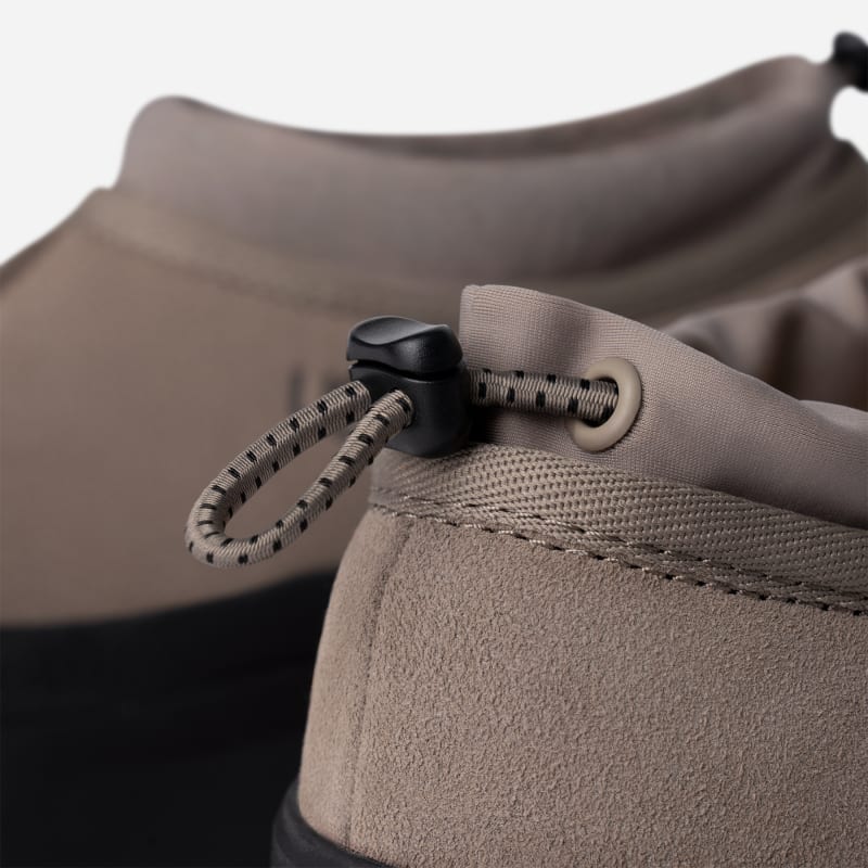 ® Tasman Weather Hybrid Suede Clogs Cold Weather Boots in Smoke Plume/Black