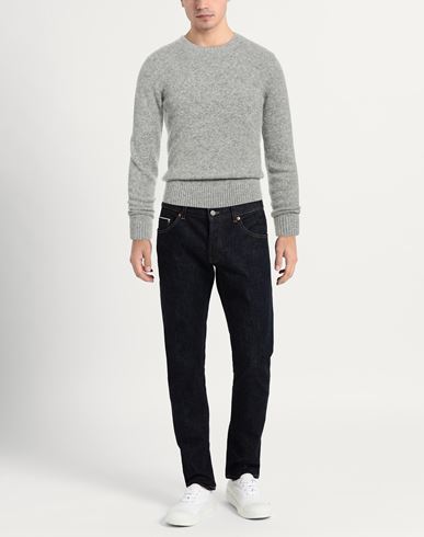 Man Sweater Light grey Size 38 Cotton, Alpaca wool, Polyamide, Wool, Elastane