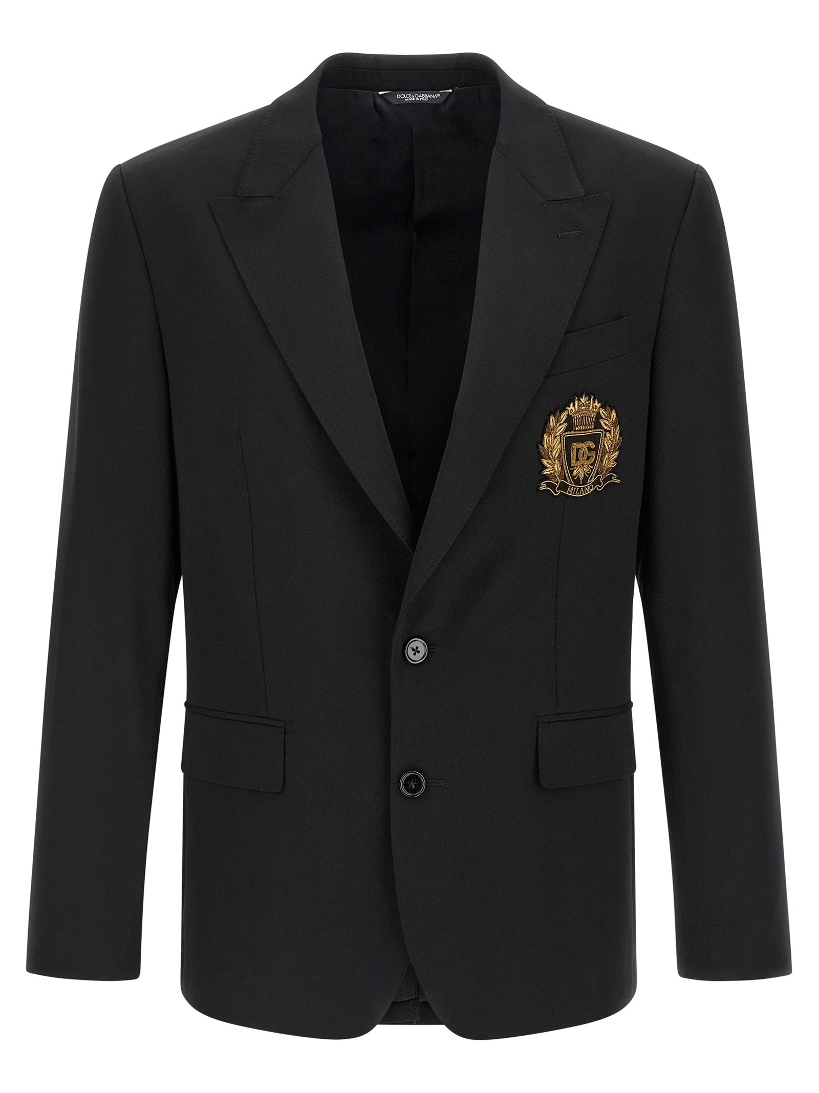 Virgin Wool Blazer — Black