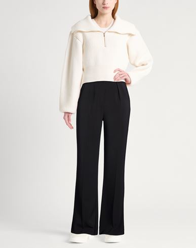 Woman Pants Black Size 10 Polyester, Elastane