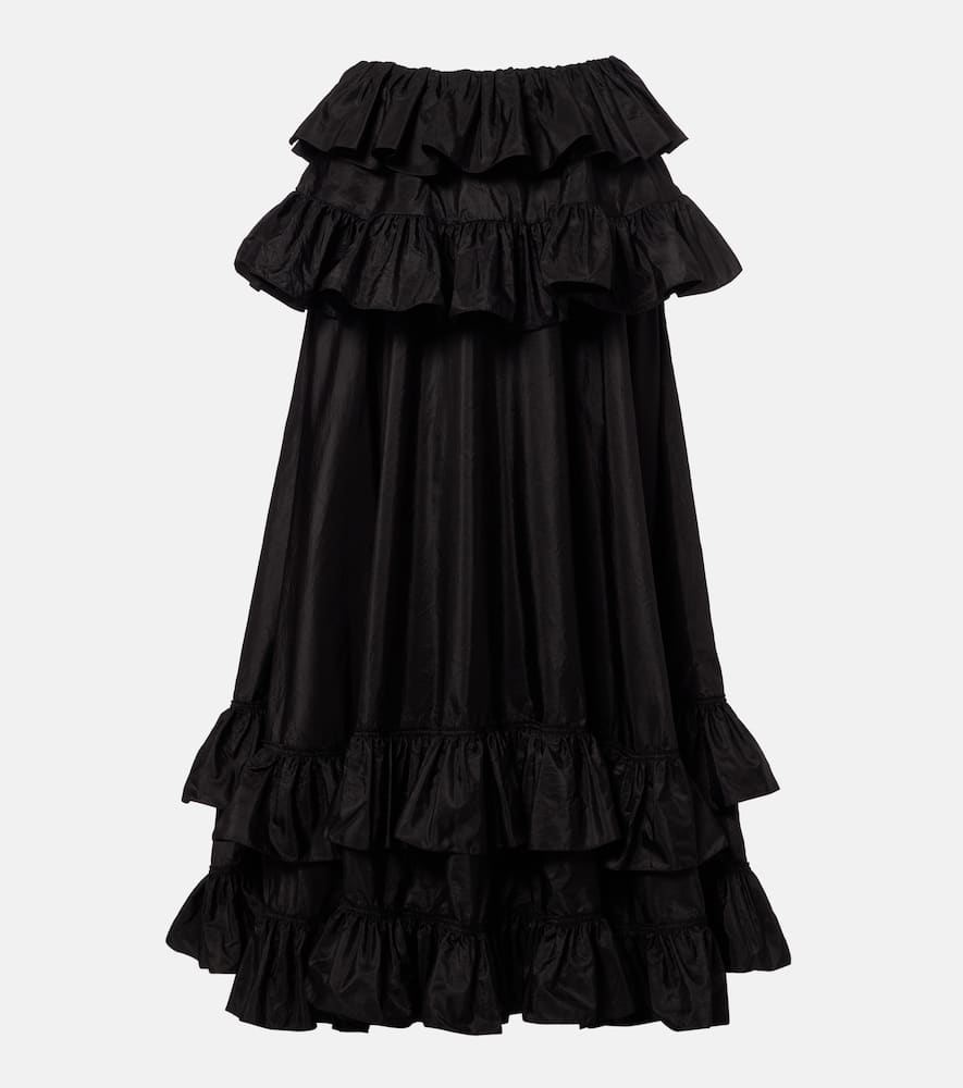 Chloé Ruffled silk maxi skirt