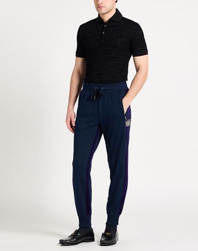 Man Pants Midnight blue Size 28 Cotton, Polyester