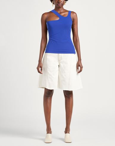 Woman Top Bright blue Size 0 Polyamide, Elastane