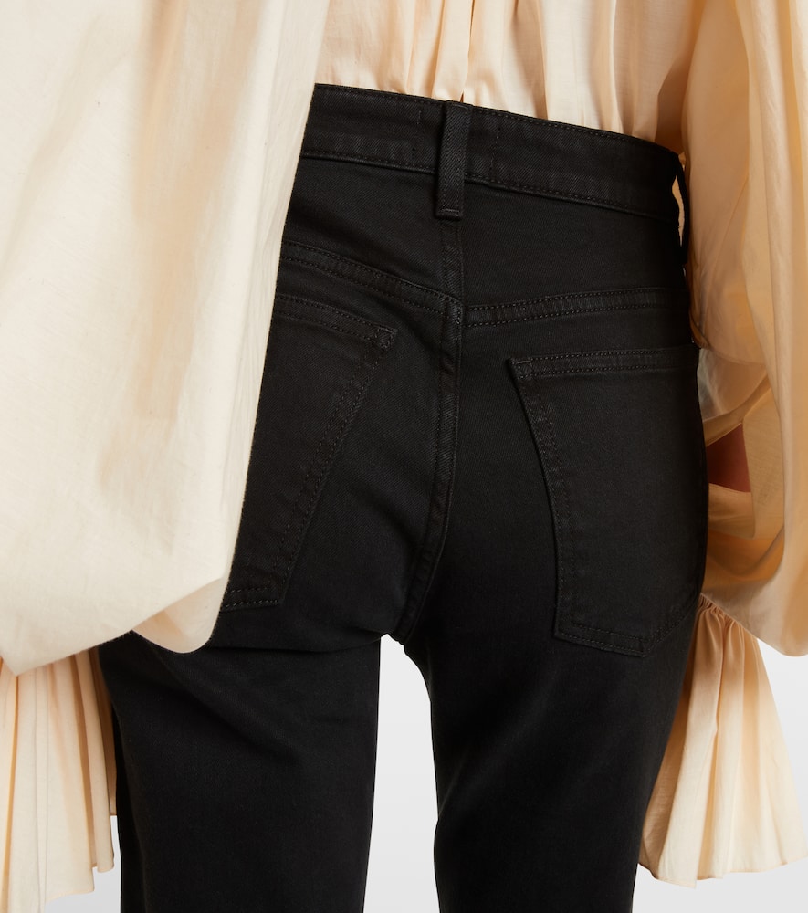 Vivian high-rise cropped flared jeans