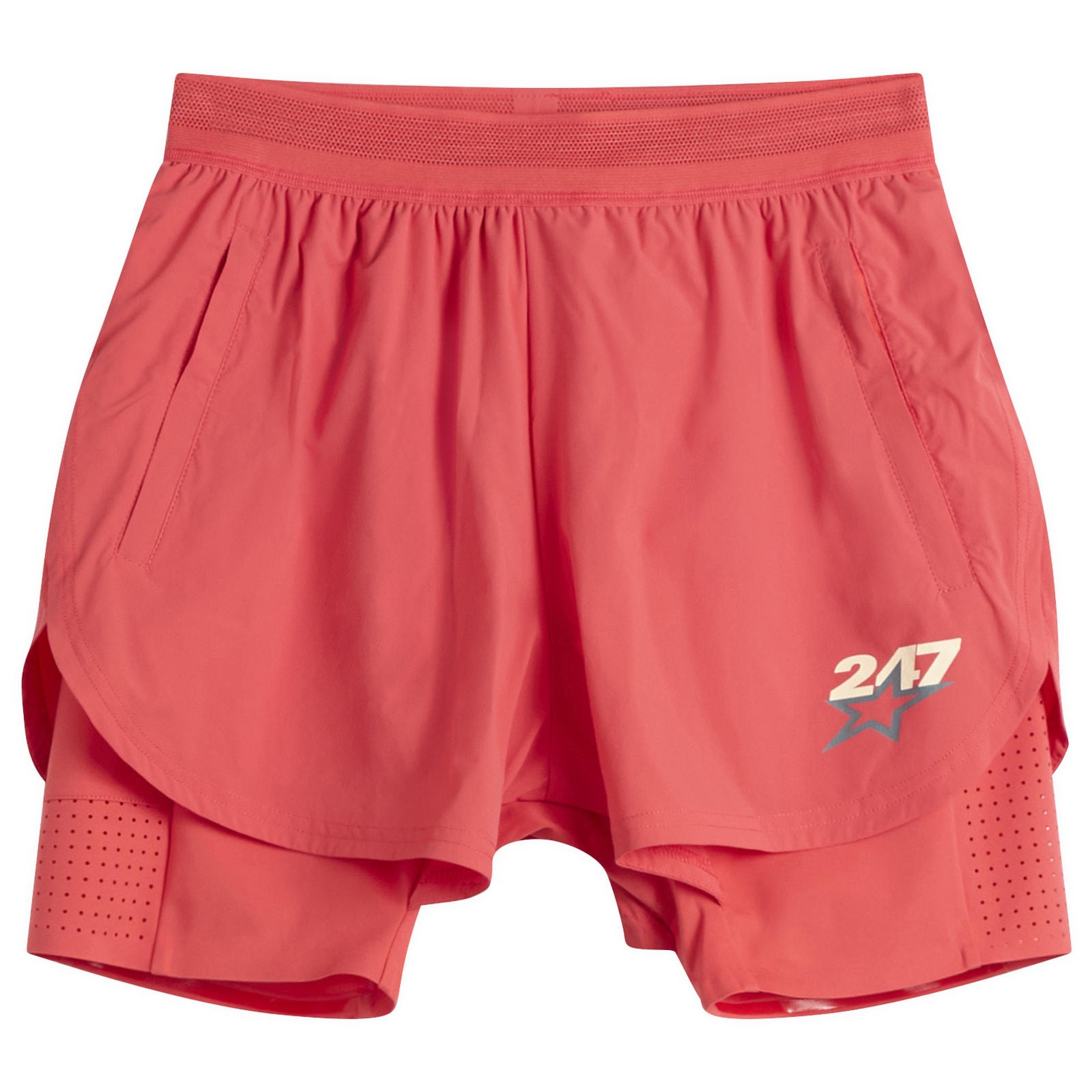 Men's Hybrid Short Racing Red