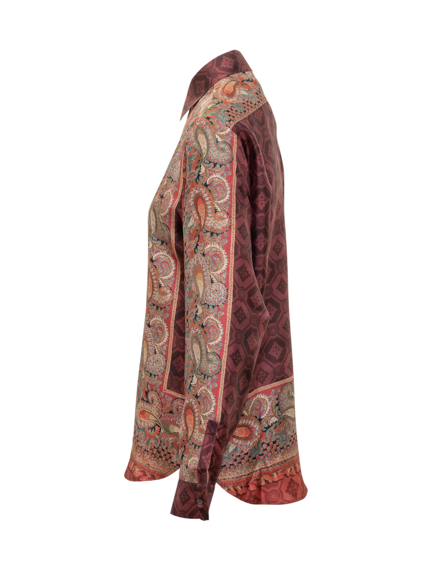 Multicolour Regular Paisley Shirt