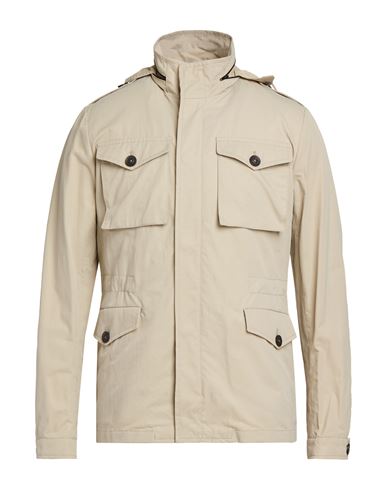 Man Jacket Beige Size 38 Polyester