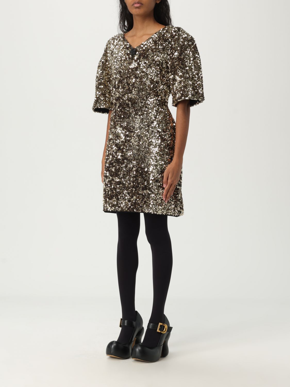 Dress MARC JACOBS Woman color Gold