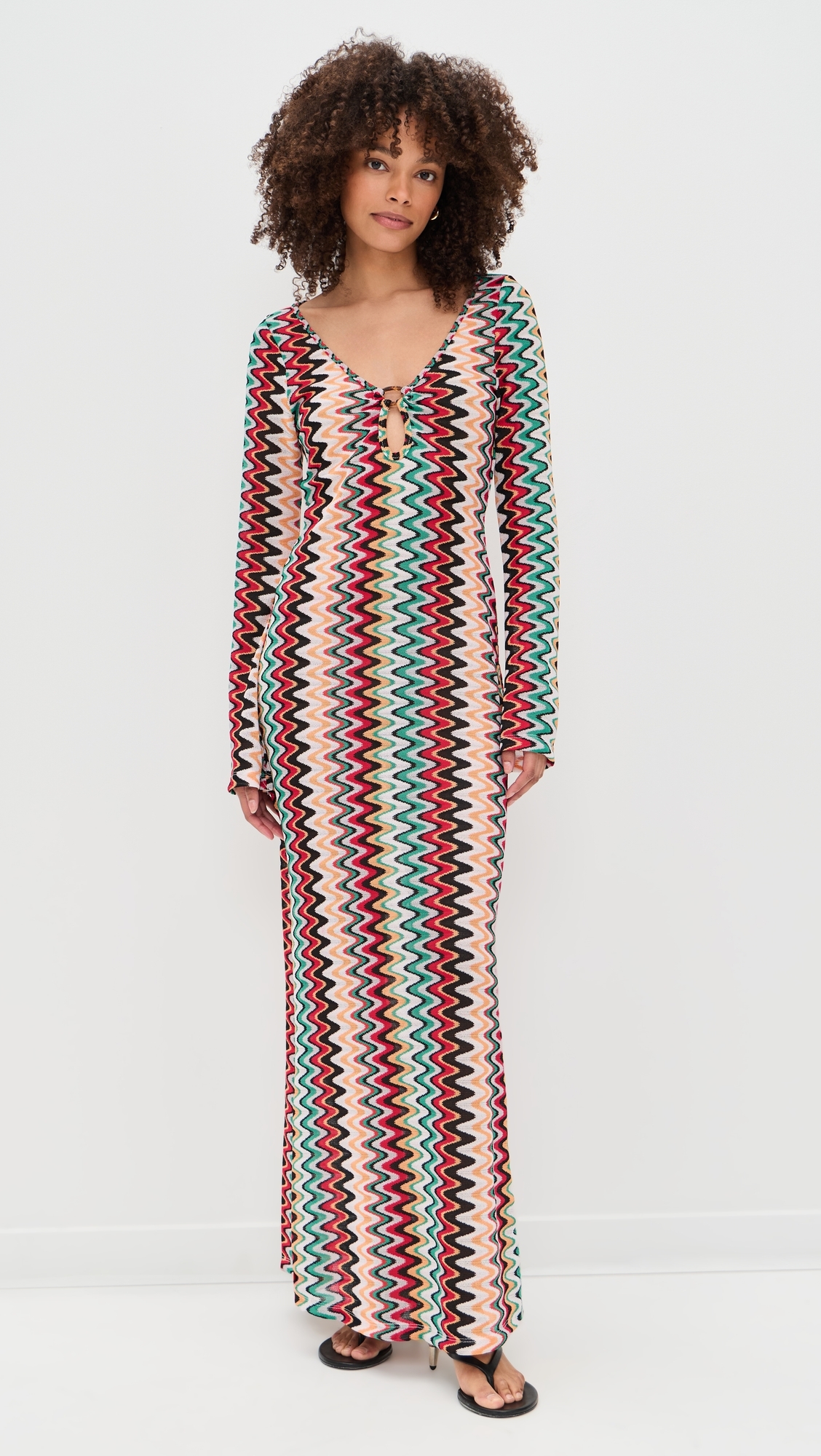 Emerie Scoop Neck Maxi Dress Xyla Wave