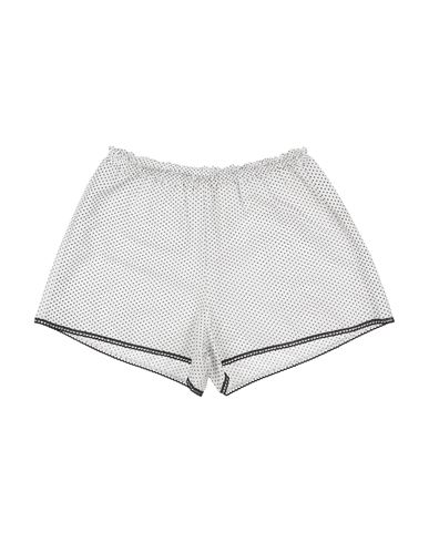 Kid Girl Shorts & Bermuda Shorts White Size 16 Cotton, Polyester, Elastane