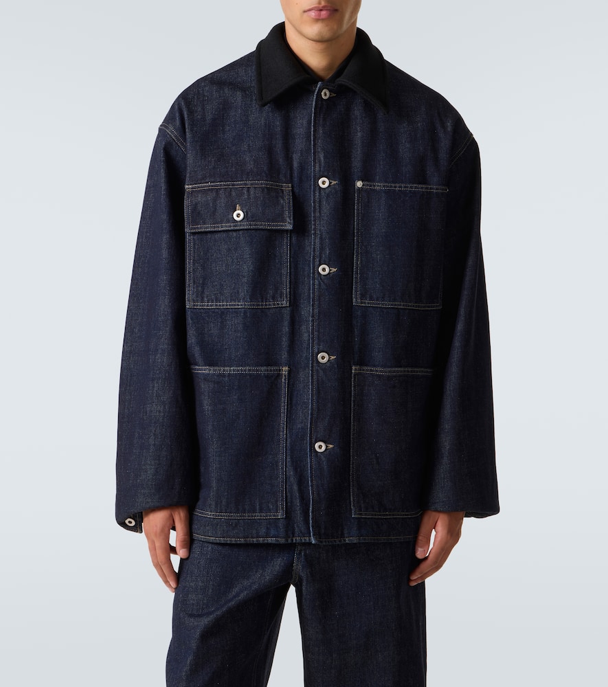Oversized denim jacket