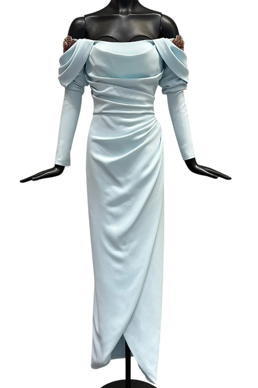 LILAS CREPE GOWN