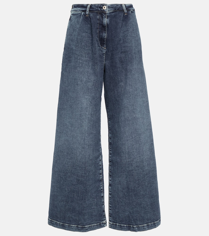Stella high-rise wide-leg jeans