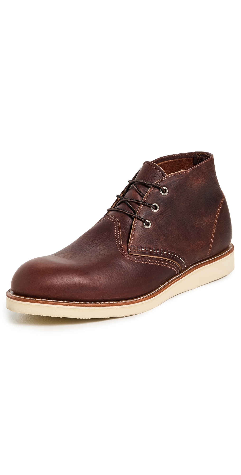 Work Chukka Oil Slick Leather Boots Briar Oil Slick