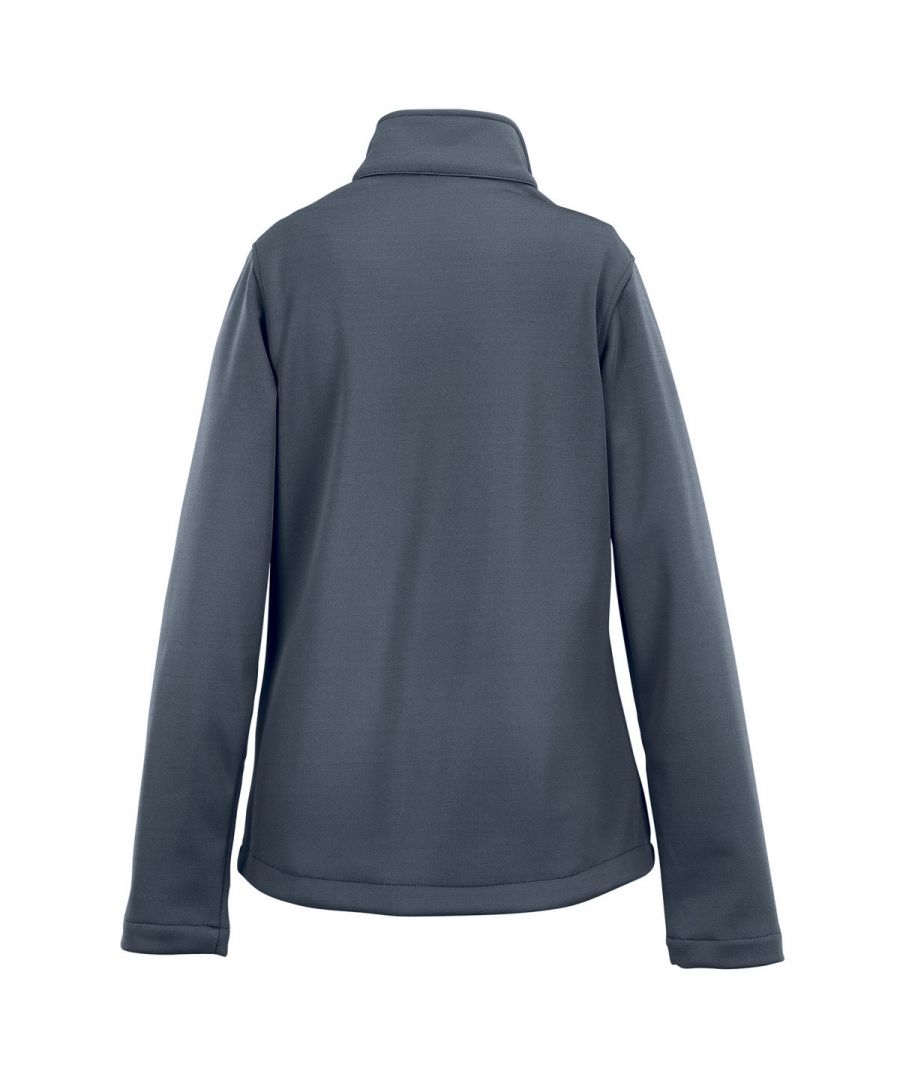 Russell Athletic Womens/Ladies Smart Soft Shell Jacket Convoy Grey - Dark Grey - Mediu
