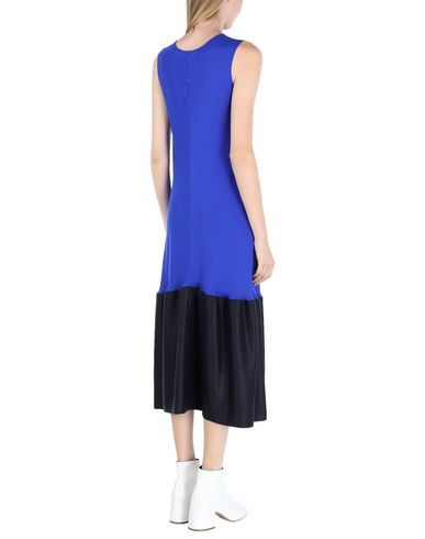 Woman Midi dress Blue Size 4 Silk, Wool